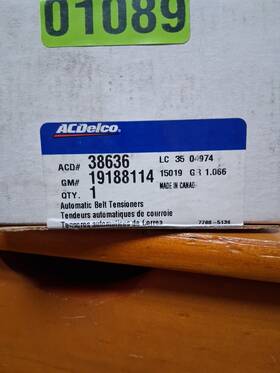 Acdelco 707773567708 Gm #19188114 Heavy Duty Drive Belt Tensioner With Pulley
