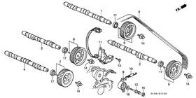 Acura 14510-pr7-a01 Genuine Adjuster Timing Belt