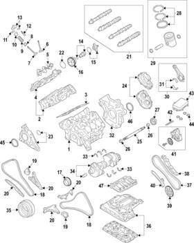 Audi 06m-109-218-j Genuine Tensioner