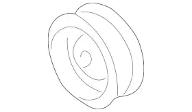 077-109-244-e Audi Genuine Idler Pulley