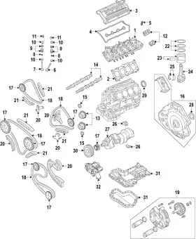 079-109-507-ae Audi Genuine Tensioner