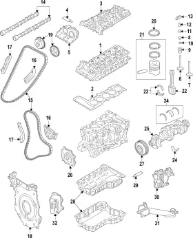 07k-109-467-k Audi Genuine Tensioner