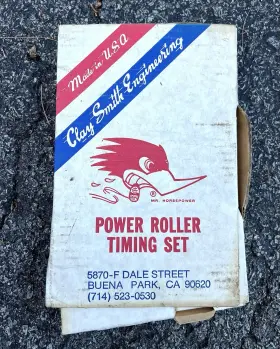 781009 Clay Smith - Small Block Chevy 327 350 400 9 Key .250 Inch Roller Timing Set Nos