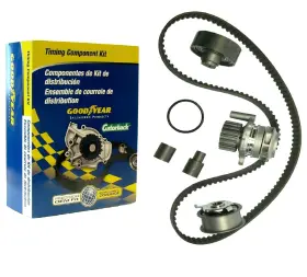 Gtkwp321 Continental Elite Engine Timing Belt Component Kit With Water Pump Goodyear