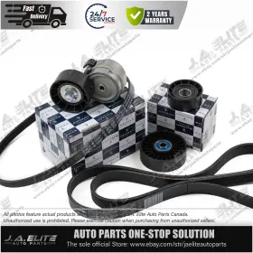 224178 Custom 5pcs Genuine Belt Tensioner Pulley Kit Fit Maserati Quattroporte Granturismo Gc