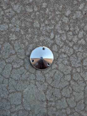 Cvf 722227-4 Chrome Idler Pulley Cover Part#