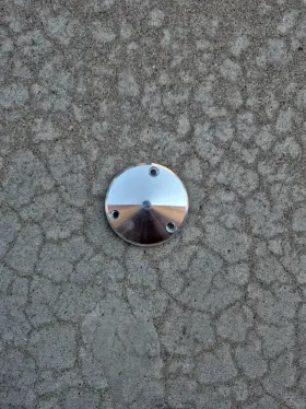 722227-4 Cvf Chrome Idler Pulley Cover Part#