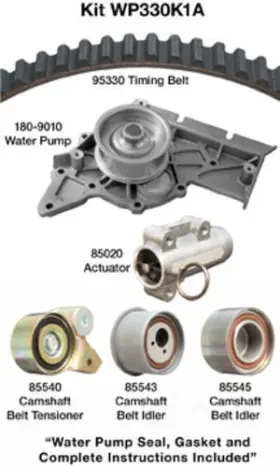 Wp330k1a Dayco Brand New Engine Timing Belt Kit With Water Pump Audi 3.0l