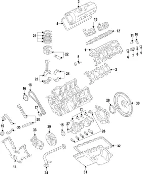 1l2z-6l253-ba Ford Genuine Tensioner Arm