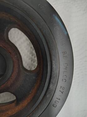 Ford 1s7g-6316-be Crankshaft Pulley Fiesta Mk6 St150 2.0 150 N4jb 1s7g-6316-bd 07-09 Genuine