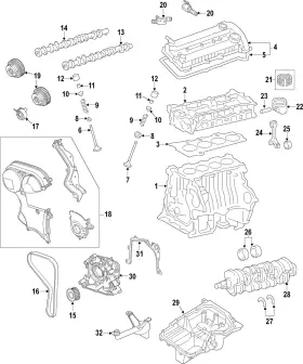 Be8z-6k254-a Ford Genuine Tensioner