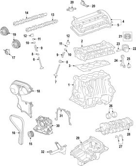 Bm5z-6k254-a Ford Genuine Tensioner