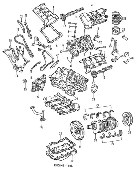 F6rz-6l253-ba Ford Genuine Tensioner Arm