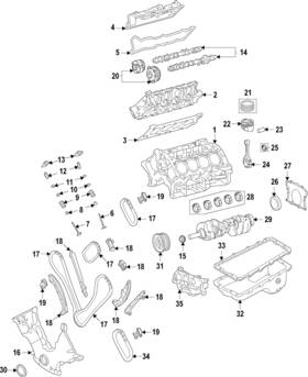 Ford Ml3z-6l266-c Genuine Engine Timing Chain Tensioner