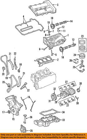 Ford Oem 1w4z-6l253-ba Lincoln 00-05 Ls Camshaft Cam-tensioner Arm 1w4z6l253ba