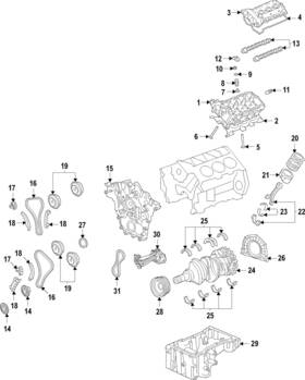 Ford Rl3z-6k255-a Genuine Engine Timing Chain Tensioner