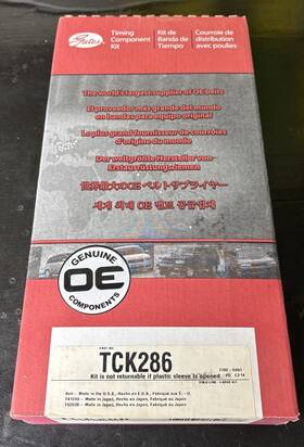 Gates Tck286 Powergrip Timing Belt Component Kit For Vkma93612s Ttik093 Tt