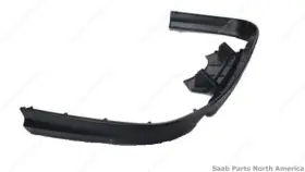 32016187-ab Genuine Saab Spoiler Aero For Rear 2006-2007 9-3 Turbo 2.8l V6 Gas Dohc 320
