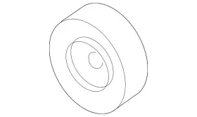 12581904 Gm Genuine Pulley Assembly-tmg Belt Idler
