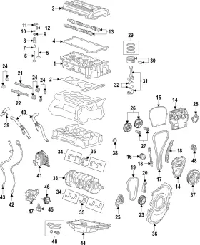 12721434 Gm Genuine Oil Pump Drive Shaft