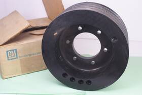 Gm 2483492 Chevrolet Crank Shaft Pulley 4 Cast Iron Groove