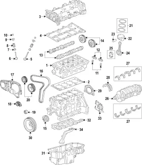 55187100 Gm Genuine Parts Timing Belt Idler Pulley