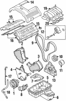 8-97146-877-0 Honda Genuine Idler Pulley
