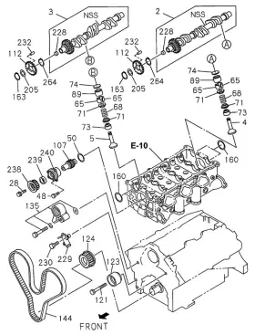 8-97328-512-0 Honda Genuine Tensioner Actuator