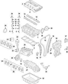 Hyundai 24410-03ha0 Genuine Engine Timing Chain Tensioner
