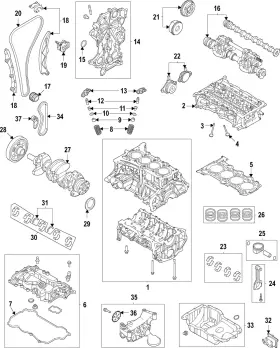 24410-2jta2 Hyundai Genuine Engine Timing Chain Tensioner