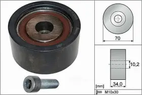 Zp0189 Ina Us Accessory Drive Belt Idler Pulley