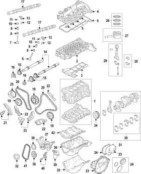 Jde40723 Jaguar Genuine Engine Timing Chain Tensioner