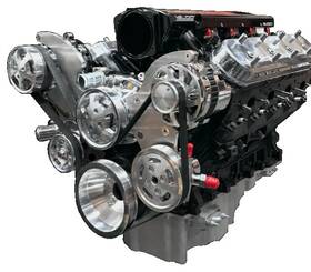 Karl Performance Parts 81205x V-series Gm Ls Ls1 Ls2 Ls6 Serpentine Frontdrive System Billet Aluminum Polished