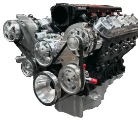 81205x Karl Performance Parts V-series Gm Ls Ls1 Ls2 Ls6 Serpentine Frontdrive System Billet Aluminum Polished