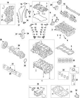 24410-2m803 Kia Genuine Engine Timing Chain Tensioner