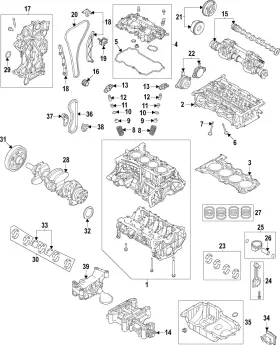 24420-2s000 Kia Genuine Engine Timing Chain Tensioner