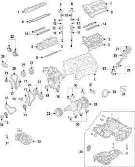 24420-3n400 Kia Genuine Engine Timing Chain Tensioner