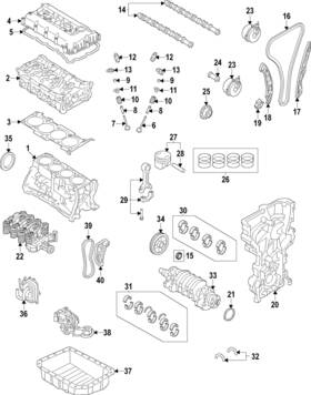 Kia 24460-2t000 Genuine Chain Tensioner
