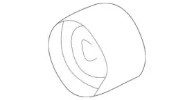 24840-3e500 Kia Genuine Tensioner Arm 24840 3e500