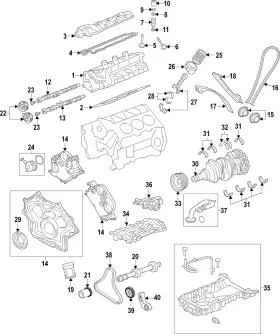 Lr052911 Land-rover Genuine Engine Timing Chain Tensioner