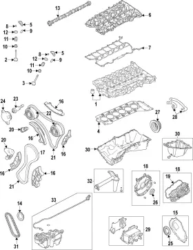Lr121804 Land-rover Genuine Engine Timing Chain Tensioner