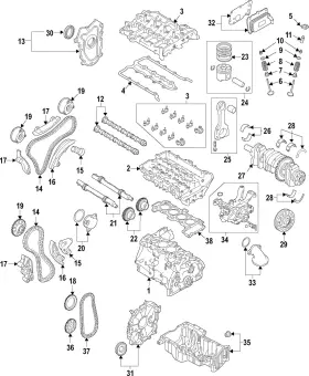Lr123811 Land-rover Genuine Engine Timing Chain Tensioner