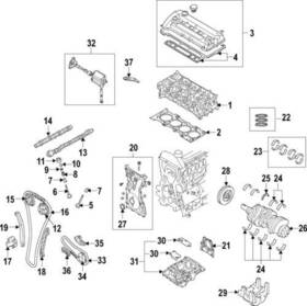 Mazda L3k9-14-500 Genuine 2016-2013 Mazda3 Mazda6 Cx-7 Chain Tensioner Arm