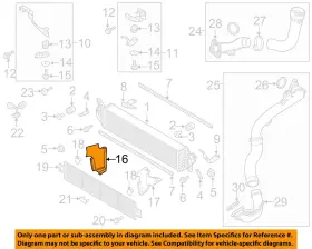 Py8w1356y Mazda Oem 16-18 Cx-9 2.5l-l4 Intercooler-air Seal Right