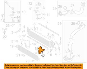Mazda Oem Py8w1356z 16-18 Cx-9 2.5l-l4 Intercooler-air Seal Left