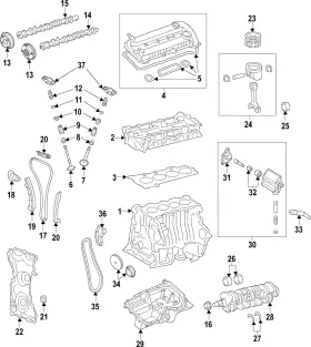 Pe7w-14-500 Mazda Genuine Engine Timing Chain Tensioner