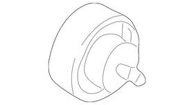 Mazda Yf71-12-730 Genuine Idler Pulley