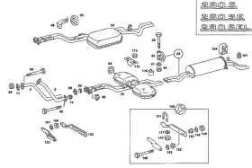123-492-00-27-02 Mercedes-benz Genuine Tensioning Bracket