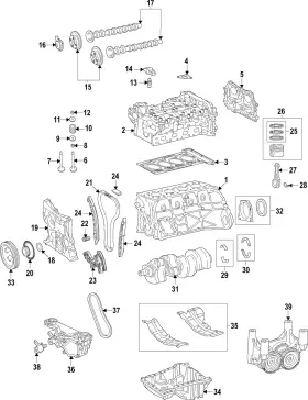 270-052-14-00 Mercedes-benz Genuine Engine Timing Chain Tensioner