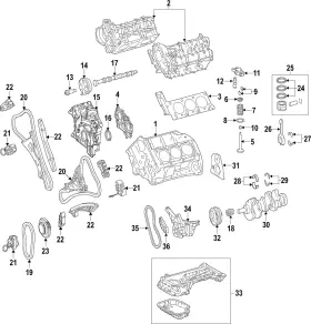 276-050-26-00-64 Mercedes-benz Genuine Engine Timing Chain Tensioner